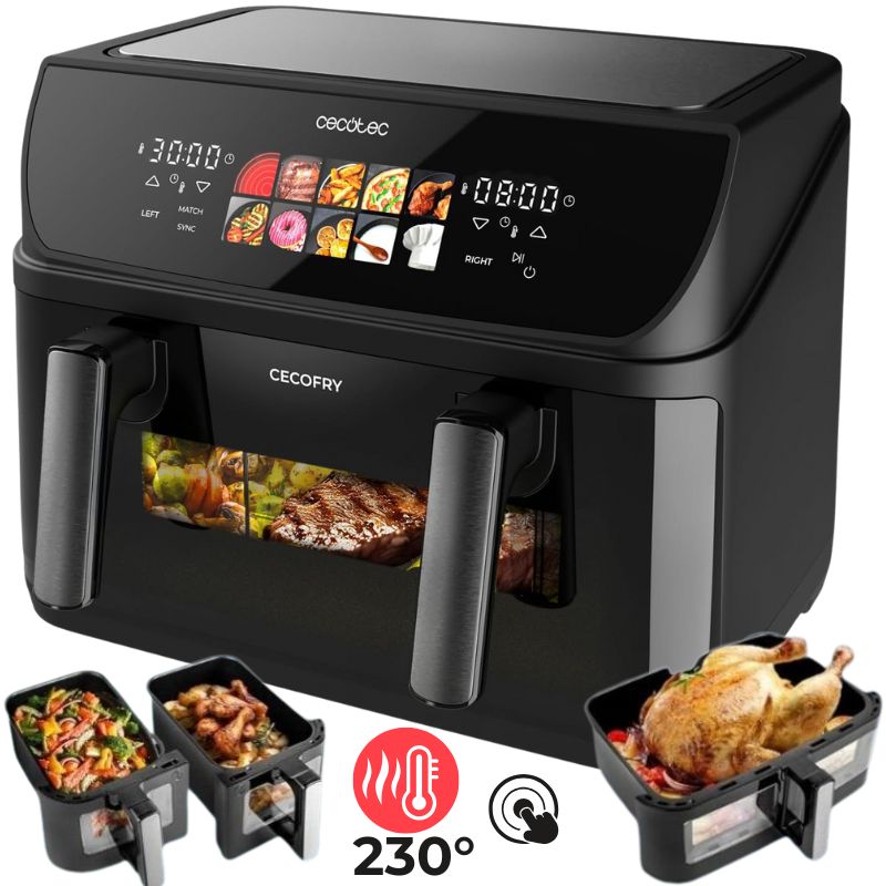 Airfryer XXL 12 Programów – Frytkownica Beztłuszczowa 8,8L RapidAir - Darmowa Wysyłka